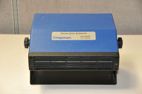 Chapman simco-ion vse 3000 volume static eliminator 115vac 50/60 hz 435 w 5 amp for sale