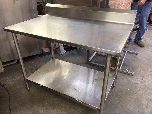 4&#039; Stainless Steel Commercial Prep Table Work Table Heavy Duty NSF