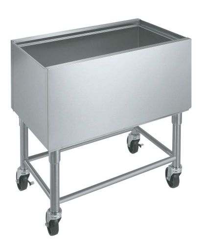 Krowne metal mb-1830 30&#034; w mobile insulated underbar ice bin stainless 12&#034; depth for sale