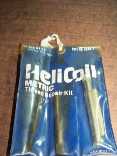 HELICOIL METRIC THREAD REPAIR KIT NO. 5546-7 SIZE M7X1 DRILL SIZE 9/32 NOS