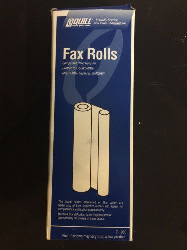 Quill Fax Roll Compatible Refill for Panasonic KX-FB421 - Free Shipping !