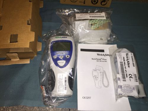 Welch Allyn Sure Temp Plus Thermometer and Oral Probe Wall Mount NEW