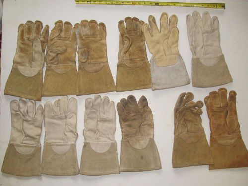 6 Pair Lineman&#039;s leather gloves