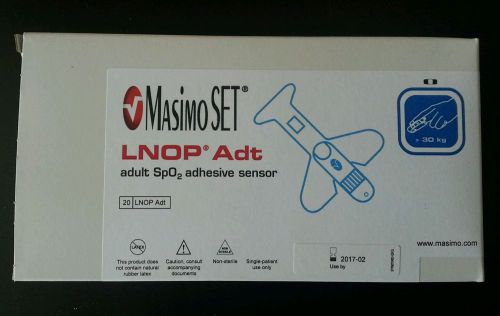 Masimo Set  LNOP Adt Adult SPO2 Adhesive Sensor 1001 - 20 Pack -2017
