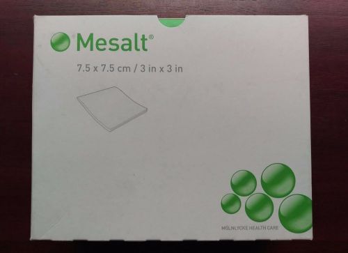1 Box of MOLNLYCKE Mesalt Cleansing Dressing with Sodium Chloride 30/bx #285780