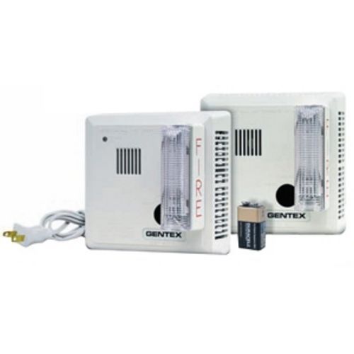 Gentex 7139CS-C 120VAC/9VDC Photoelectric Smoke/Alarm with Piezo 177CD Strobe