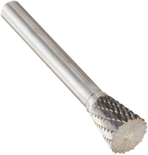 Drill america dul series solid carbide bur double cut sn4 inverted cone 1/4&#034; ... for sale