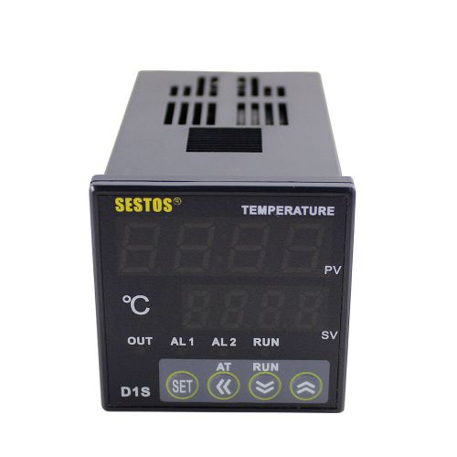Dual digital pid temperature control controller thermostat thermometer 100-220v for sale