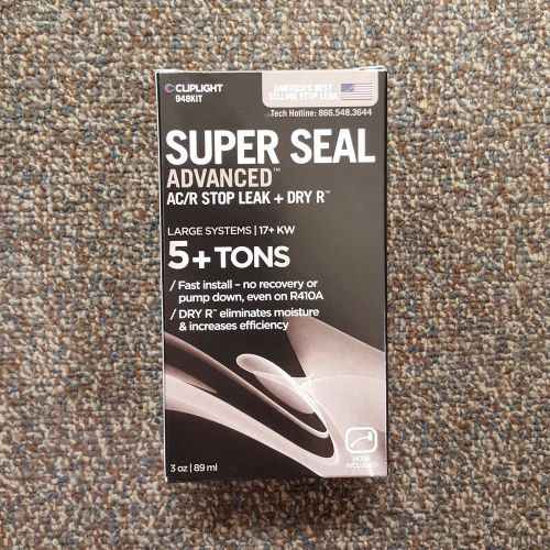 Cliplight 948KIT Super Seal Advance AC/R Stop Leak &amp; Dry R Leak Sealant - NEW!
