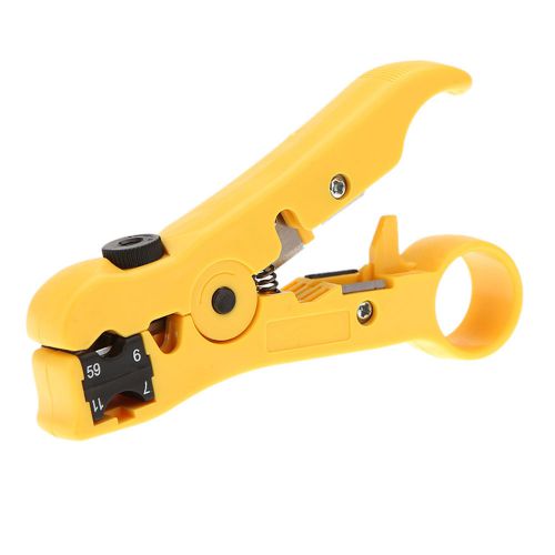 Rotary coax coaxial cable wire cutter stripping tool rg59 rg6 rg7 rg11 stripper for sale