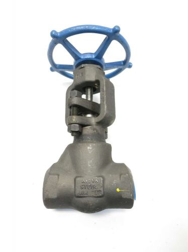 New velan w05-4054w-02ts 2500 1 in steel socket weld wedge gate valve d514664 for sale