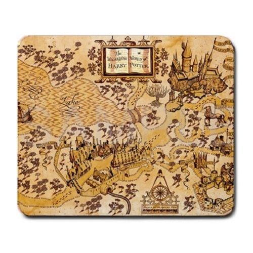 Harry Potter World Map Large Mousepad Mouse Pad Free Shipping
