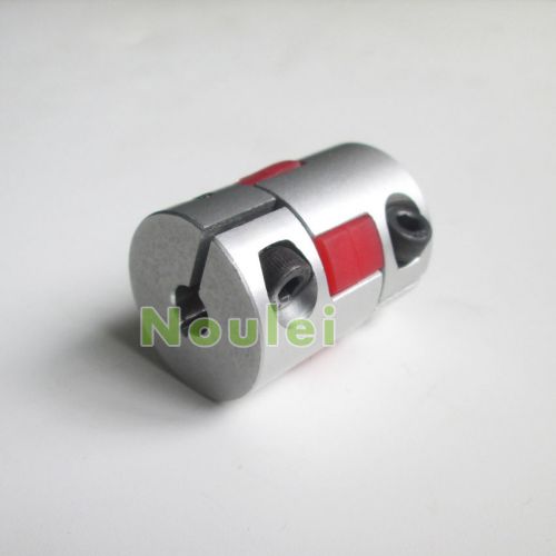 25mm shaft clamp to 19 mm motor plum rubber jaw spider coupling for cnc od 55x78 for sale