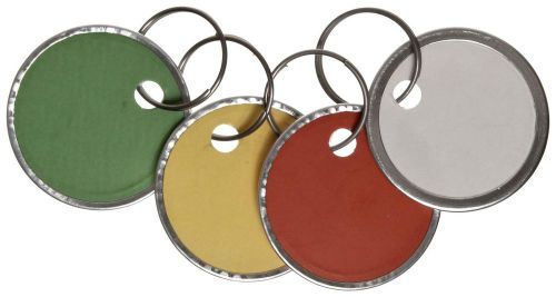 Avery Assorted Split Ring Metal Rim Key Tag  1-1/4 Inches Pack of 50 (11-026)