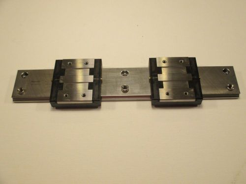 Linear bearing, rail &amp; 2 blocks, rexroth r044351300 (7210) 984, 260mm for sale