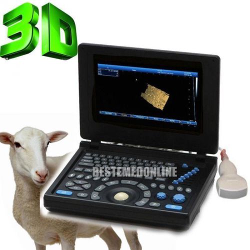 Build-in 3D \Digital Laptop Ultrasound Scanner 3.5Mhz Convex Probe *Veterinary