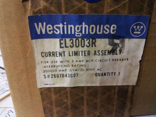 WESTINGHOUSE EL3003R NEW IN BOX CURRENT LIMITER ASSEMBLY #B42