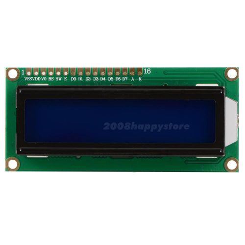Lcd 1602 blue screen with backlight display 1602a 5v module for arduino hysg for sale