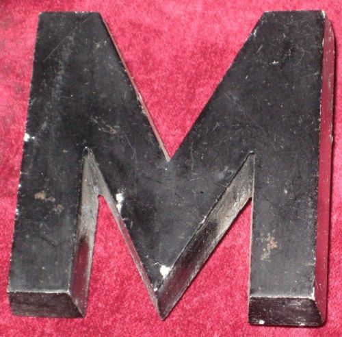 Aluminum letter pattern &#034;W&#034; OR &#034;M&#034; 3 inch Long 1/2&#034; thick