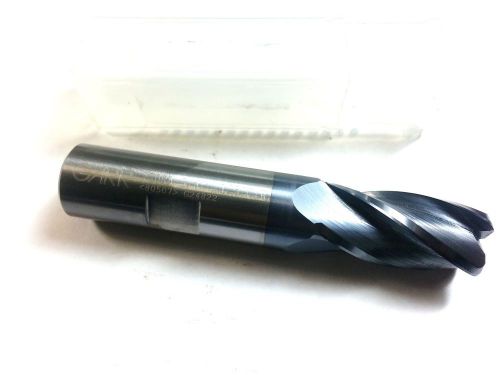 3/4&#034; garr 80507 carbide tialn 4 flute .125 cr end mill (o 921) for sale