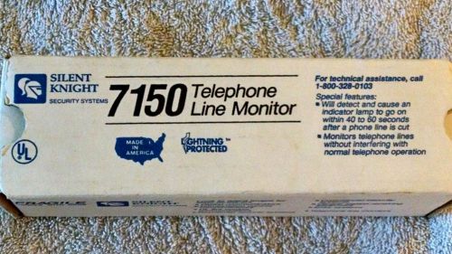 7150 Telephone Monitor Silent Knight Brand New
