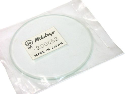 NEW MITUTOYO 66MM STAGE GLASS FOR PROFILE PROJECTORS / MICROSCOPE 200662
