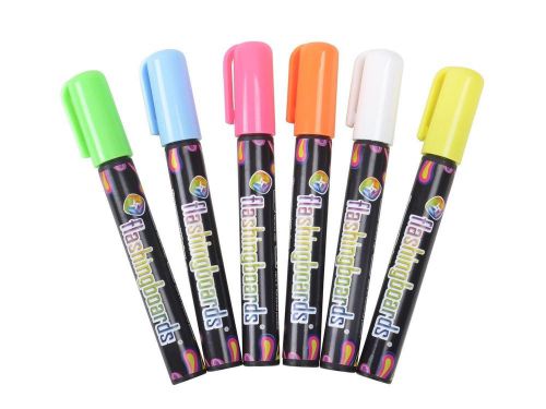 Fluorescent Marker Pen Multicolor Set for LED Menu Boards Six Color
