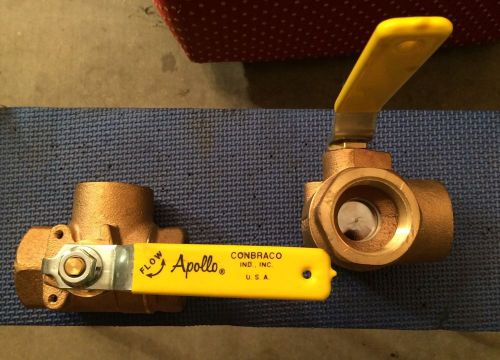 Apollo ball valve, 3 way 1.5&#034; npt for sale