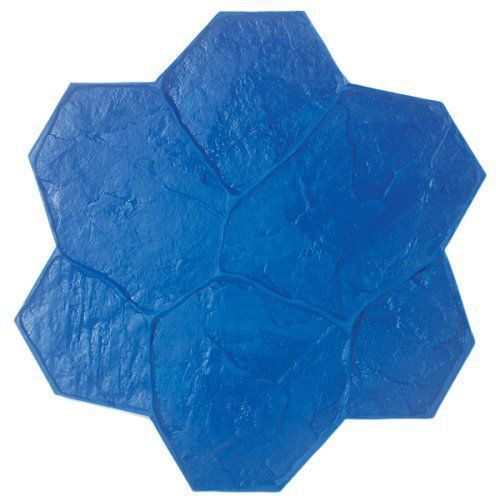 BonWay 12-871 29-Inch by 29-Inch Random Stone Urethane Floppy Mat  Blue