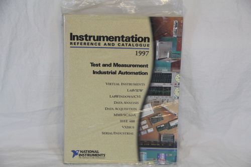 National Instruments Instrumentation Reference &amp; Catalog 1997 3212A1 - SEALED!