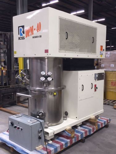 Ross 40 gallon double planetary vacuum mixer dpm-40 for sale
