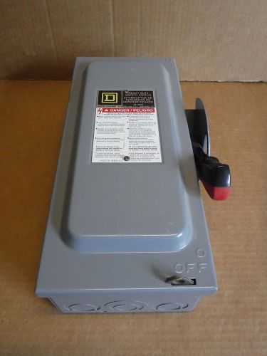 Square D Type 1 Enclosure Single Throw Fusible Safety Switch H221N Electrical