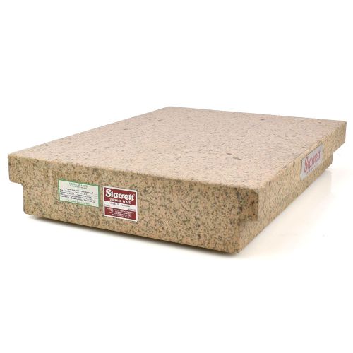 Starrett granite surface plate, 2-ledge, grade b 18x24x4 inches for sale