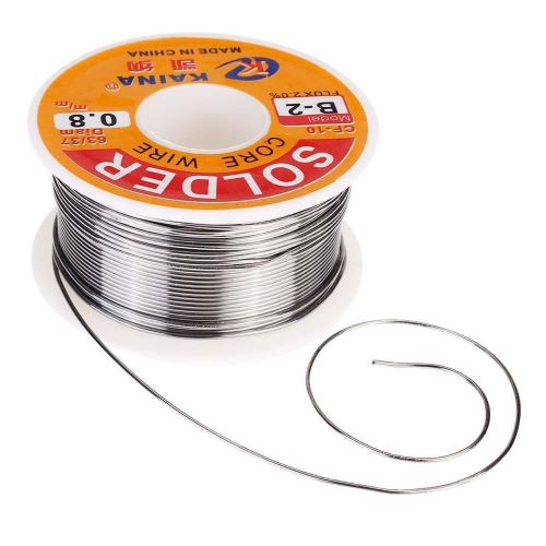 63/37 0.8mm Tin Lead Rosin Core Solder Flux Soldering Welding Iron Wire Reel  AB