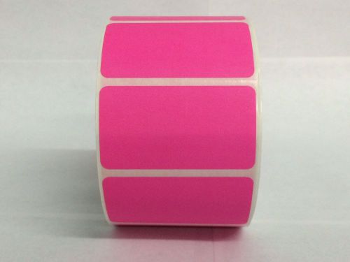 This listing is for: 1 Roll 1000 labels PINK 2.25x1.25 Direct Thermal Labels