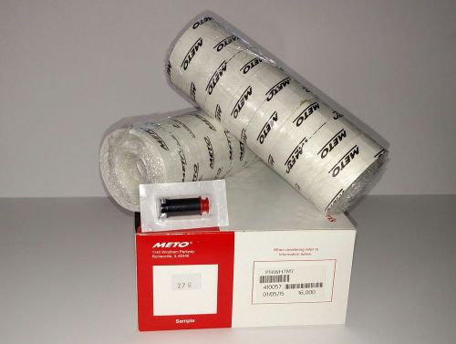 Meto primark p14 l14 1 line white labels 16000 + ink roller for sale