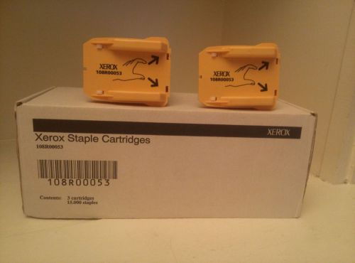 Qty 5 Xerox Staple Cartridges - 25,000 Staples 108R00053 WorkCentre