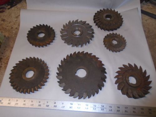 MACHINIST TOOLS LATHE MILL Machinist Lot Slitting Cutting Saw Blades for Mill