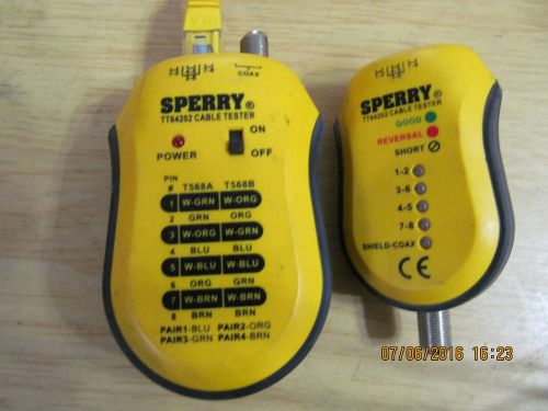 Sperry cable test plus TT64202 Coax Cable Sperry Instruments