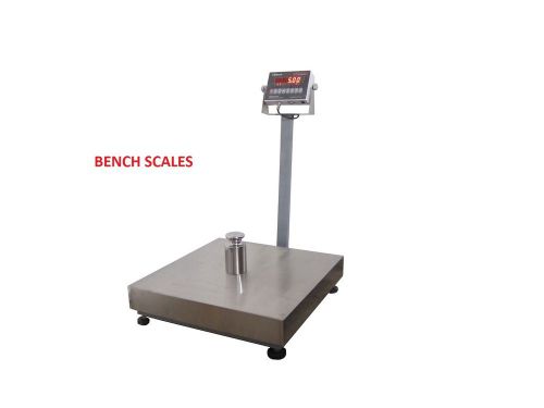 1000 x 0.2 lb ntep legal for trade digital bench scale 24&#034;x24&#034; platform shipping for sale