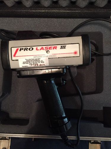 Kustom Signals Pro Laser III LIDAR.