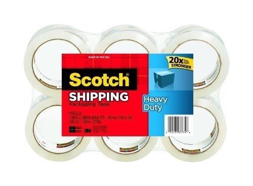 Scotch Heavy Duty Shipping Packaging Tape, 1.88 Inches ...Fast Free USA Shipping