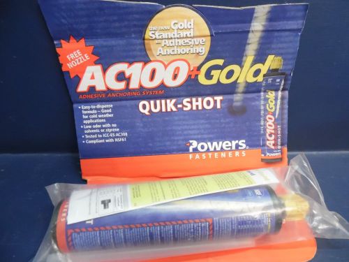 Powers Fasteners AC100+ Gold 8478SD Quik-Shot 10 Fl Oz Anchoring Adhesive