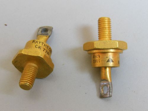 Pair of ck776 raytheon stud diodes for sale