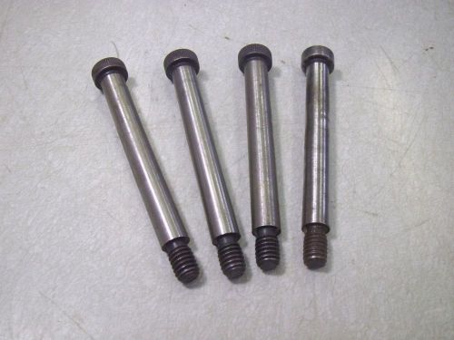 (4) 3/8 x 3 shoulder screws new 5/16-18x1/2 threads s.h.c.s #58848 for sale