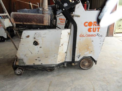 Diamond products core cut concrete saw cc6560 xls - 36&#034; walk behind saw - used for sale