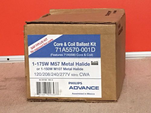 Advance Core &amp; Coil Ballast Kit 71A5570-001D for Metal Halide 175W  Surplus Nrw