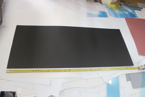 Black hips styrene polystyrene plastic sheet .020&#034; thick 21.5&#034; x  51.5&#034; for sale