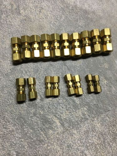 Brass Tubing Connectors Asst. (18)
