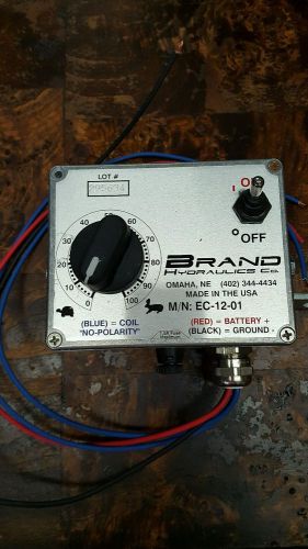 Brand Hydraulics 12 VDC Electronic Control Box, Model# EC-12-01